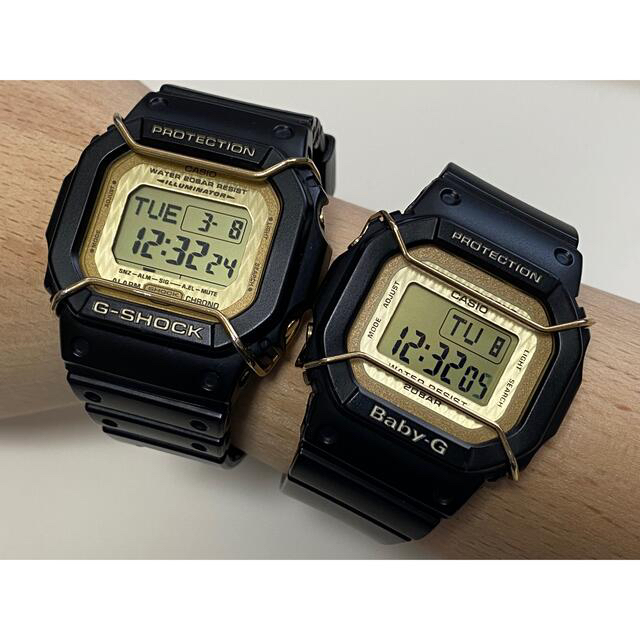 G-SHOCK(ジーショック)のG-SHOCK/ラバコレ/ペア/baby-g/限定/2015年/スピード/セット メンズの時計(腕時計(デジタル))の商品写真