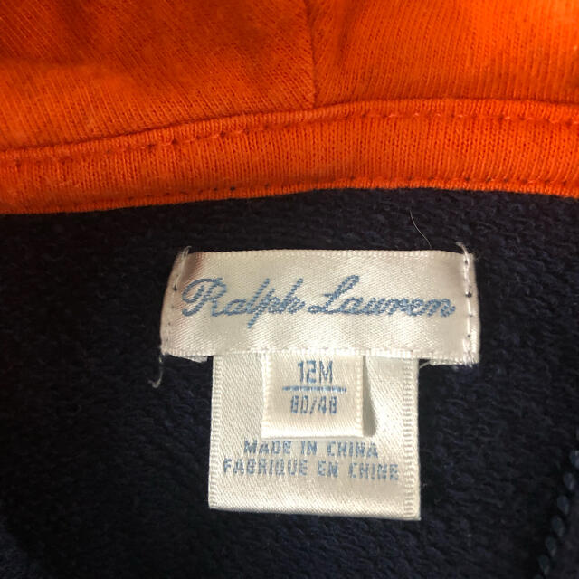 Ralph Lauren(ラルフローレン)のラルフローレン　パーカー　3枚セット キッズ/ベビー/マタニティのベビー服(~85cm)(トレーナー)の商品写真