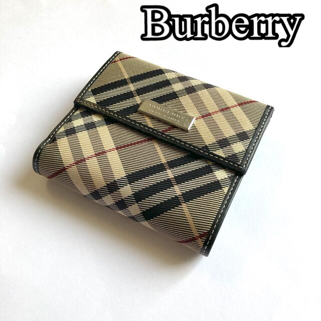 98%OFF!】 バーバリー BURBERRY ノバチェック 三つ折り財布 ilam.org