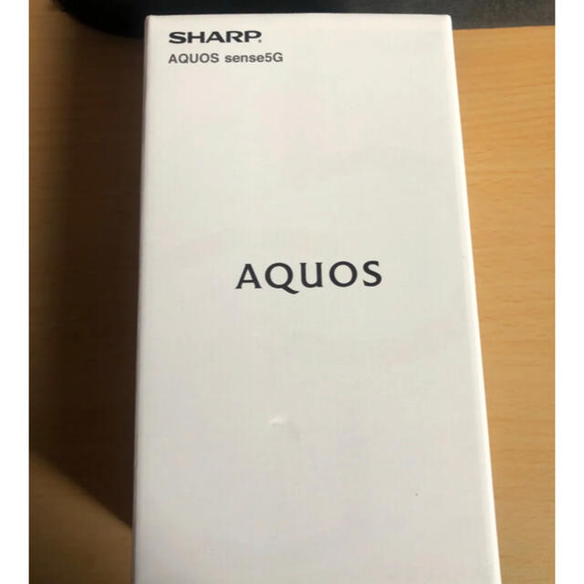 AQUOS(アクオス)のSHARP AQUOS sense5g ブラック　SIMフリー  スマホ/家電/カメラのスマートフォン/携帯電話(スマートフォン本体)の商品写真