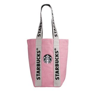 スターバックスコーヒー(Starbucks Coffee)の台湾　スターバックス　ドリンクバッグ　ピンク　桜(トートバッグ)