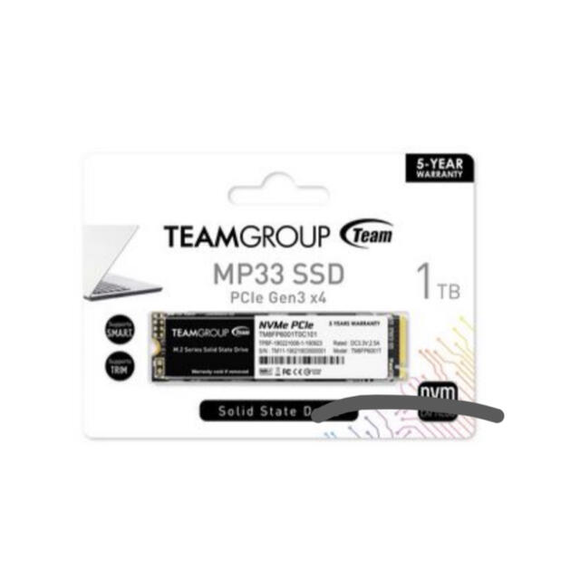 Team MP33 TM8FP6001T0C101 (M.2 2280 1TB)PCパーツ