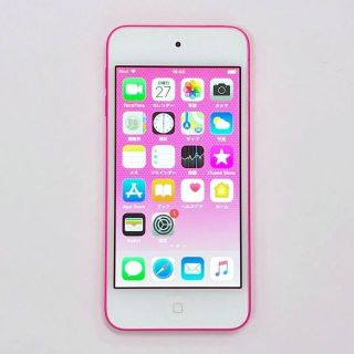 アイポッドタッチ(iPod touch)のApple iPod touch 第6世代 32GB ピンク(ポータブルプレーヤー)