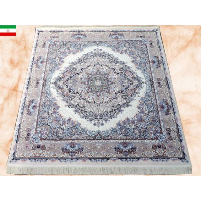 ペルシャ絨毯の本番のウィルトン織り細かな密度のゴージャスな色柄の正方形カーペット