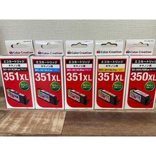 キヤノン(Canon)のカラークリエーション350XL+351XL/5MP互換インク(PC周辺機器)