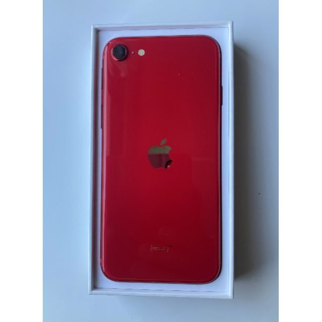 綺麗です外観状態SIMフリー iPhone SE2 64GB 100% 赤