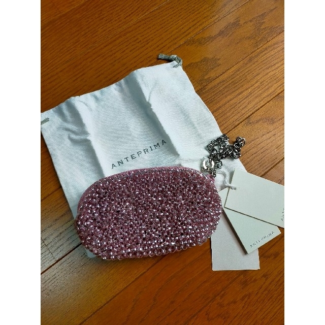 新品　定価26400円　銀座店　ANTEPRIMA　スタンダードポーチ　ピンクファッション小物