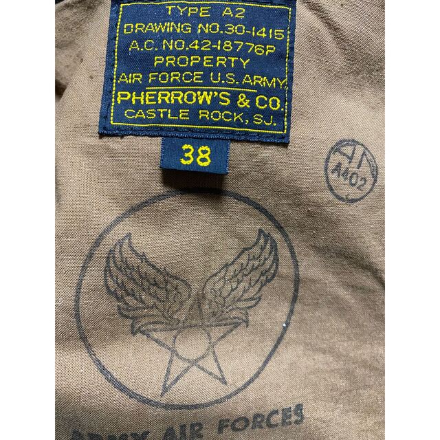 PHERROW'S(フェローズ)の フェローズ　A2     ３８インチ メンズのジャケット/アウター(フライトジャケット)の商品写真