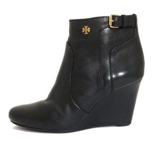 トリーバーチ(Tory Burch)のトリーバーチ ショートブーツ 5 1/2 M - 黒(ブーツ)