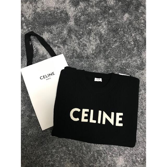 【CELINE】セリーヌ ロゴ オーバーサイズ セーター ウール