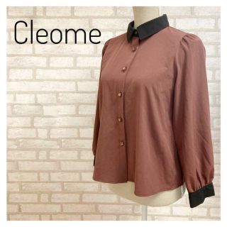 Cleome クレオメ レディース 長袖 ブラウス ローズマダー  M 春服(シャツ/ブラウス(長袖/七分))