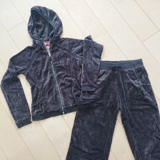 PUMA VELVET SET UP BLACK ベロアジャージ　セットアップ