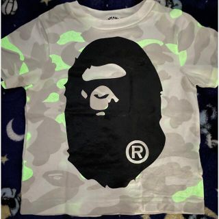 アベイシングエイプ(A BATHING APE)のBAPE KIDS®︎  A BATHING APE エイプ　蓄光　100cm (Tシャツ/カットソー)