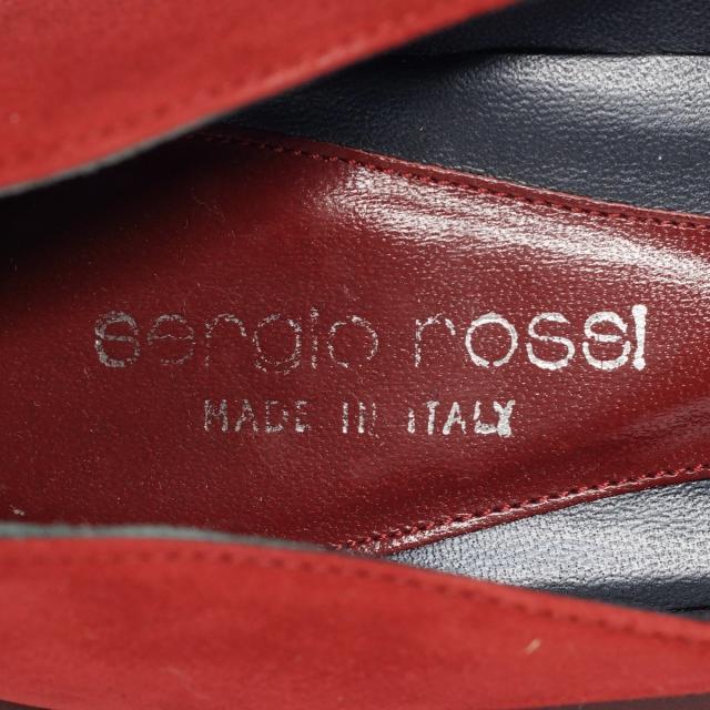 Sergio Rossi(セルジオロッシ)のセルジオロッシ パンプス 35 1/2 - レッド レディースの靴/シューズ(ハイヒール/パンプス)の商品写真