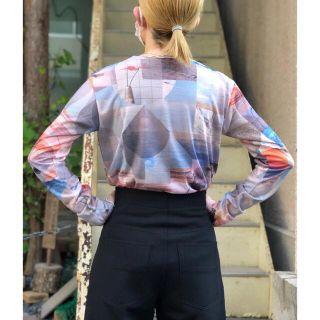 pheeny Print frill crew neck 2021aw