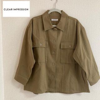 クリアインプレッション(CLEAR IMPRESSION)の【匿名配送】CLEAR IMPRESSION CPOジャケット サイズ2 カーキ(その他)