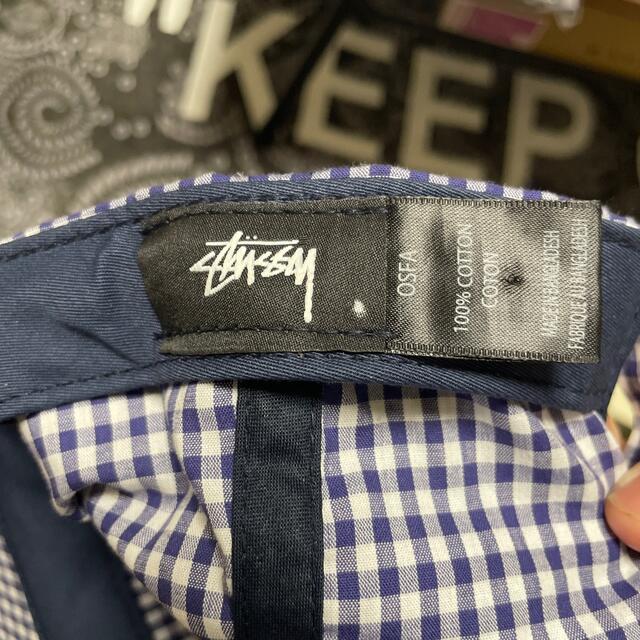 STUSSY(ステューシー)のstussy キャップ　チェック柄 メンズの帽子(キャップ)の商品写真