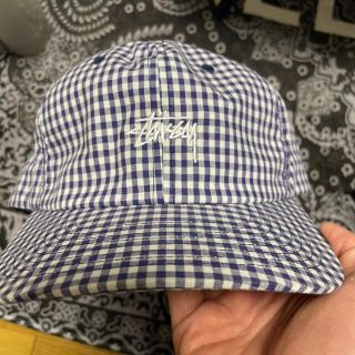 ステューシー(STUSSY)のstussy キャップ　チェック柄(キャップ)