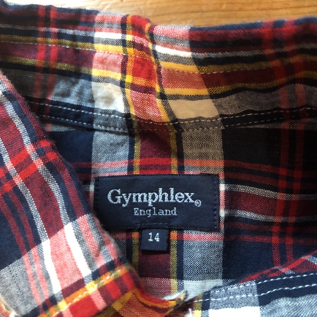 GYMPHLEX(ジムフレックス)のジムフレックス　ボタンダウンシャツ　七分丈 レディースのトップス(シャツ/ブラウス(長袖/七分))の商品写真