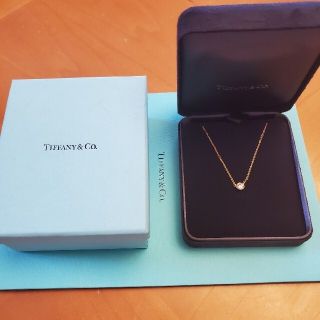 ティファニー(Tiffany & Co.)の[ねこねこ様専用]　ティファニー　バイザヤード　ネックレス　YG 0.32ct(ネックレス)