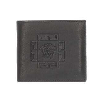 ヴェルサーチ(VERSACE)のヴェルサーチ メデューサデザインレザー二つ折り財布(財布)