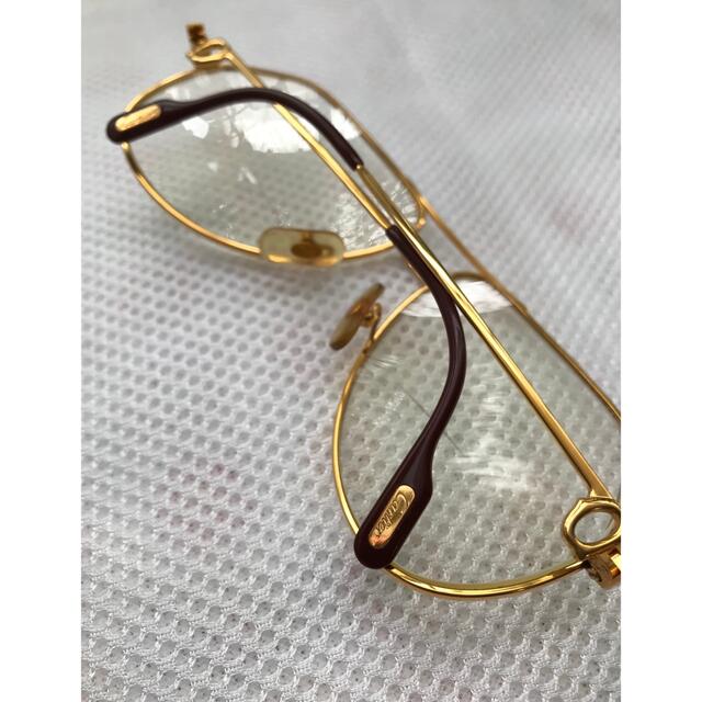Cartier - Cartier カルティエ トリニティ 眼鏡 メガネ ゴールド