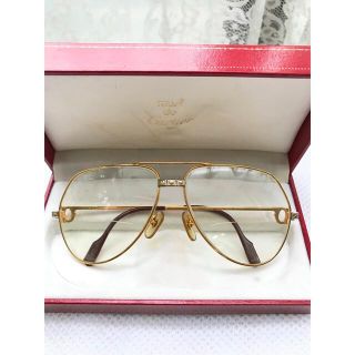 カルティエ(Cartier)のCartier カルティエ　トリニティ　眼鏡　メガネ　ゴールドフレーム(サングラス/メガネ)