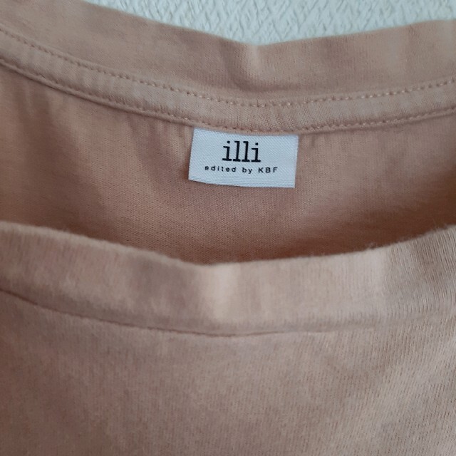illi by KBF ベーシックTシャツくすみピンク　フリーサイ レディースのトップス(Tシャツ(半袖/袖なし))の商品写真