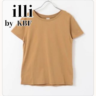 illi by KBF ベーシックTシャツくすみピンク　フリーサイ(Tシャツ(半袖/袖なし))