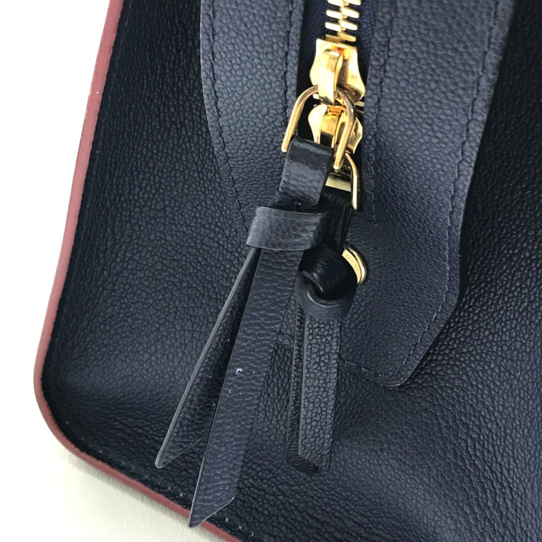 ルイヴィトン LOUIS VUITTON ヴァノーGM M54150 エピ カバン 2WAY ハンドバッグ エピレザー インディゴ ネイビー×レッド