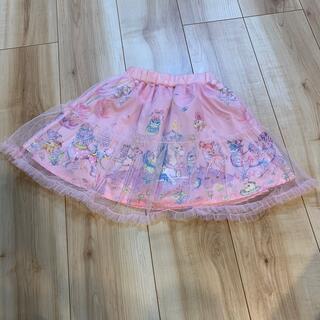 シマムラ(しまむら)のエコネコ　チュールスカート　サイズ100(スカート)
