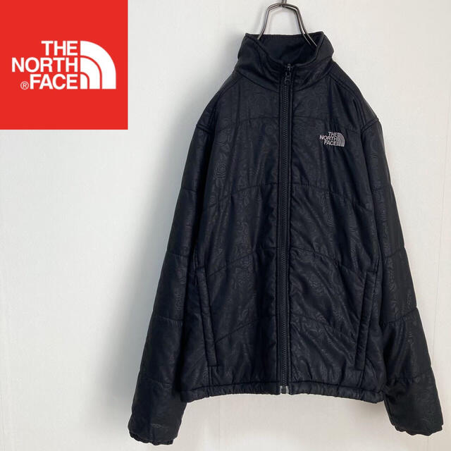 THE NORTH FACE - ノースフェイス キルティングジャケット ブラック 花 ...