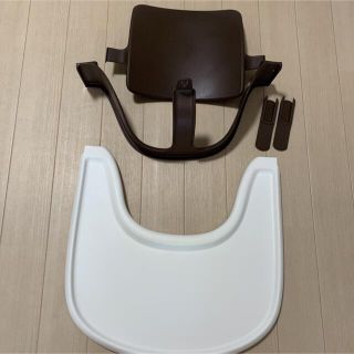 ストッケ(Stokke)のSTOKKE トリップトラップ　ベビーセット　ストッケトレイ　ブラウン(その他)