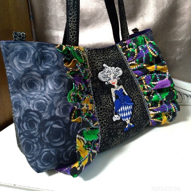 ロラライハリス ハンドメイド フリルバッグの通販 by *Eri*|ラクマ
