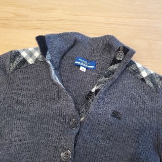 バーバリーブルーレーベル(BURBERRY BLUE LABEL)の【美品】BURBERRYウール100％ニット(ニット/セーター)