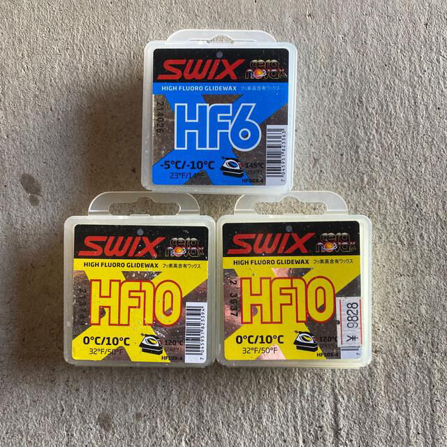 SWIX(スウィックス)の【超レア】SWIX HF6＆HF10フッ素高含有ワックス＆SWIX CERA スポーツ/アウトドアのスキー(その他)の商品写真