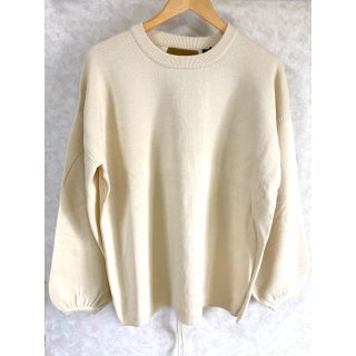 ダブルクローゼット(w closet)の新品⭐️wcloset ニット 後ろ レースアッププルオーバー(ニット/セーター)