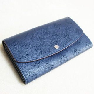 ルイヴィトン(LOUIS VUITTON)のLV モノ マヒナ ポルトフォイユ・イリス M62071 長財布 ブルーマリーヌ(財布)