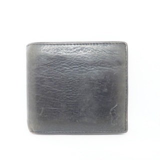 ポロラルフローレン(POLO RALPH LAUREN)のポロラルフローレン 2つ折り財布 黒 レザー(財布)