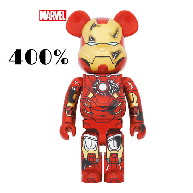 フィギュアBE@RBRICK IRON MAN MARK VII DAMAGE400％