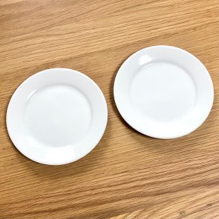 ムジルシリョウヒン(MUJI (無印良品))の無印良品　お皿　プレート　白　２枚(食器)