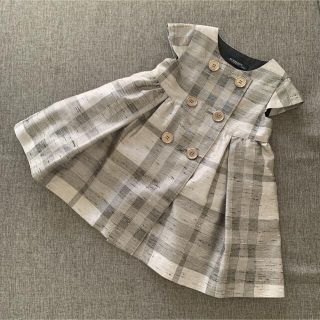 バーバリー(BURBERRY)の美品　バーバリー　90 ワンピース　ドレス　フォーマル　ノバチェック(ワンピース)