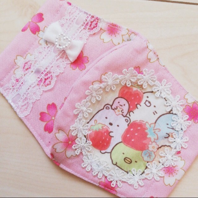 ハンドメイド その他インナーマスク♡すみっコぐらし♡さくら