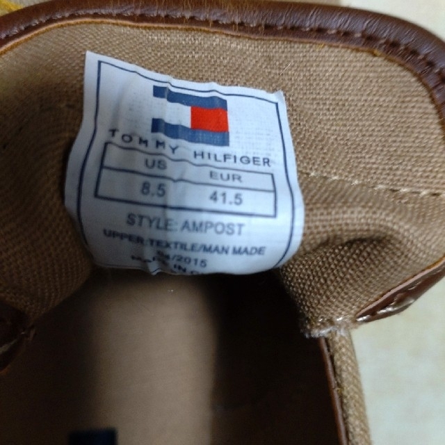 TOMMY HILFIGER(トミーヒルフィガー)のトミー・フィルフィガー　MENSスニーカー　8.5インチ メンズの靴/シューズ(スニーカー)の商品写真