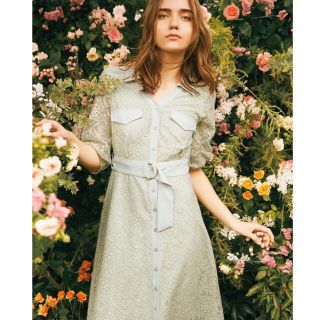 ジルバイジルスチュアート(JILL by JILLSTUART)のジルバイジルスチュアート　ワンピース スクエアレース襟付きワンピース(ロングワンピース/マキシワンピース)