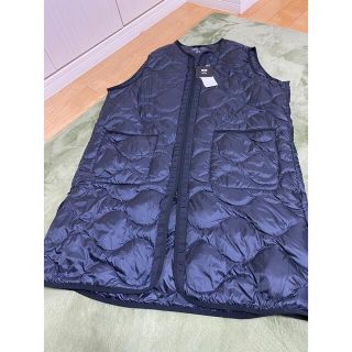 セオリー(theory)のUNIQLO×Theory ウルトラライトダウン　ロングベスト　Lサイズ(ダウンベスト)