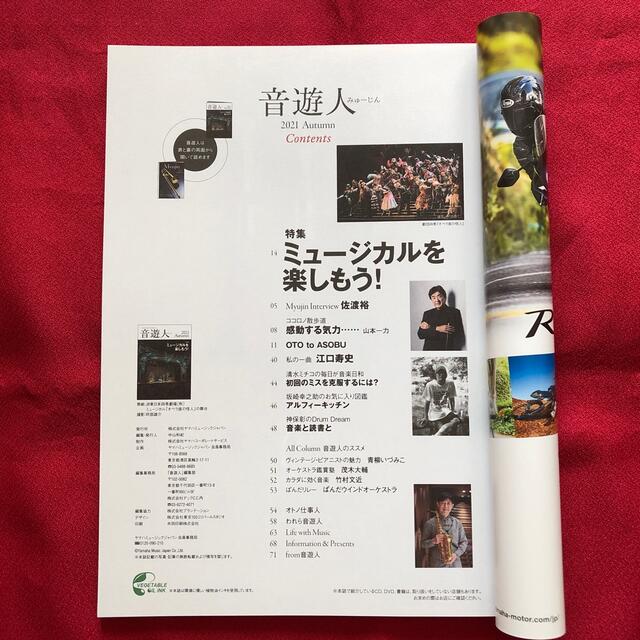 ヤマハ(ヤマハ)のTHEALFEE  ファイル　　音楽雑誌　　音遊人 エンタメ/ホビーのタレントグッズ(ミュージシャン)の商品写真