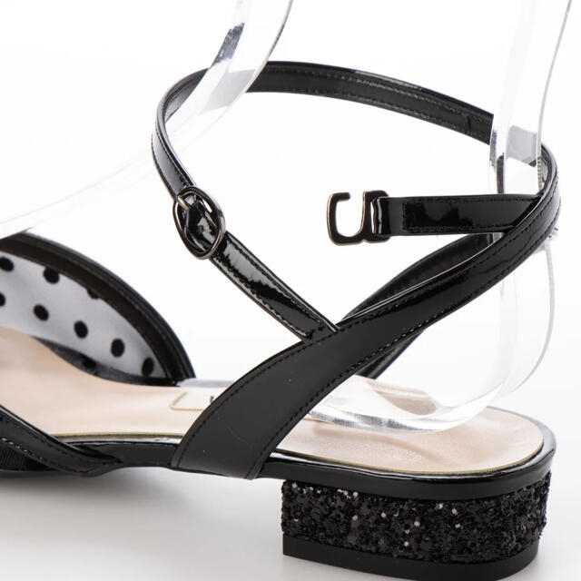 DIANA(ダイアナ)の 新品未使用 DIANA パンプス （黒メッシュ）  サンダル レディースの靴/シューズ(ハイヒール/パンプス)の商品写真