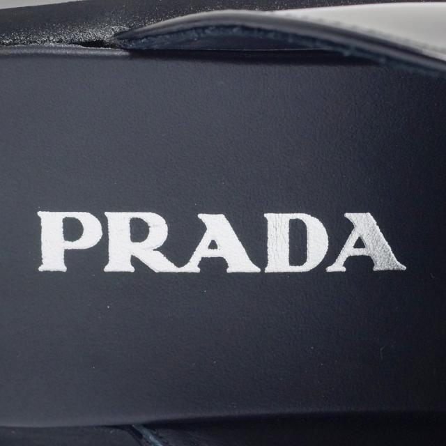 PRADA(プラダ)のプラダ ミュール 37 レディース美品  - 黒 レディースの靴/シューズ(ミュール)の商品写真