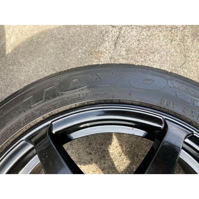 ネコ様専用！ 4穴 PCD100 +38 185/55R15 4本セット 自動車/バイクの自動車(タイヤ・ホイールセット)の商品写真